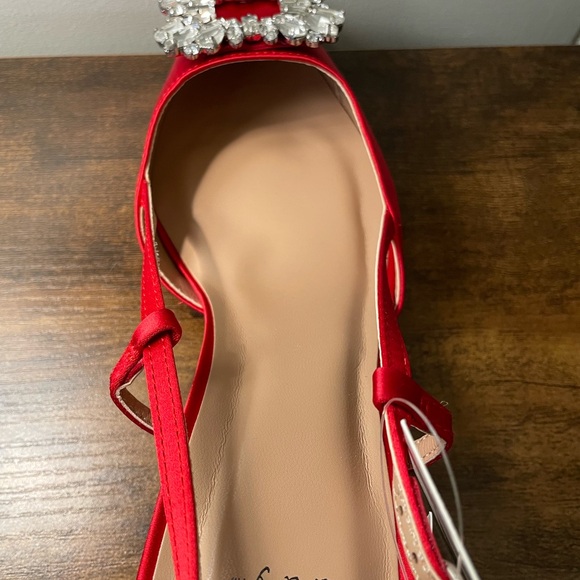 a new day Red Embellished Slingback Heels - Picture 4 of 4